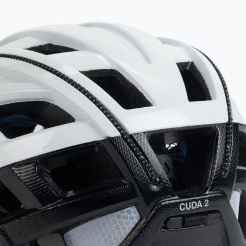 CASCO women's bicycle helmet Cuda white and black 2 04.1607