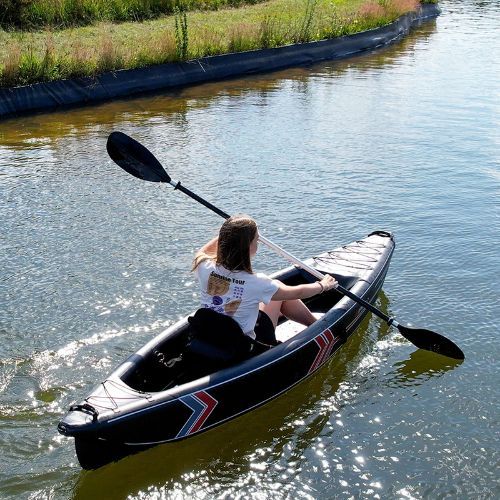 Pure4Fun Dropstitch black 160000 1-person high-pressure inflatable kayak