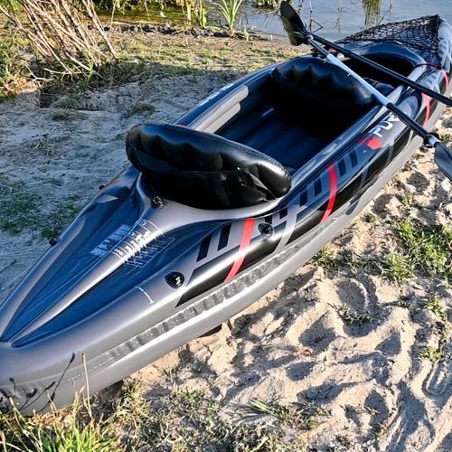 Pure4Fun XPRO Kayak 3.0 grey high-pressure inflatable 2-person kayak P4F150130