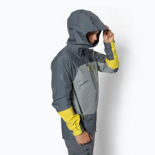 Men's Peak Performance Vislight PRO grey rain jacket G77197040