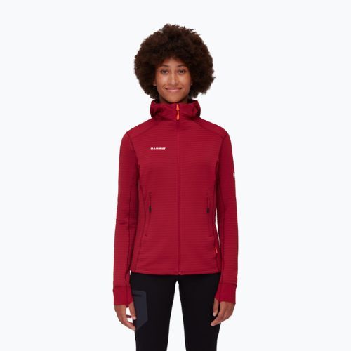 Mammut Aconcagua Light MI women's fleece sweatshirt red