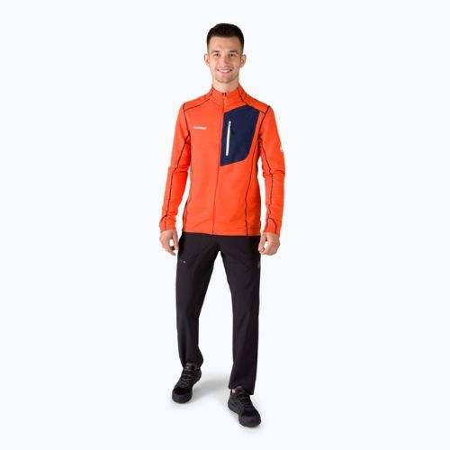 Mammut Aconcagua Light MI men's trekking sweatshirt orange