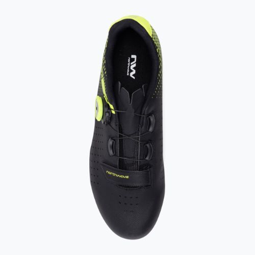 Northwave Core Plus 2 men's road shoes black/yellow 80211012