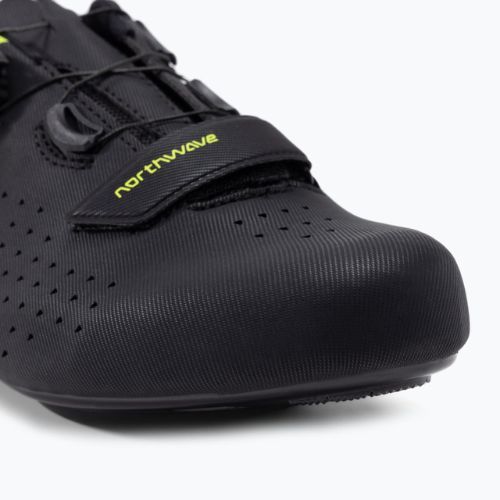 Northwave Core Plus 2 men's road shoes black/yellow 80211012
