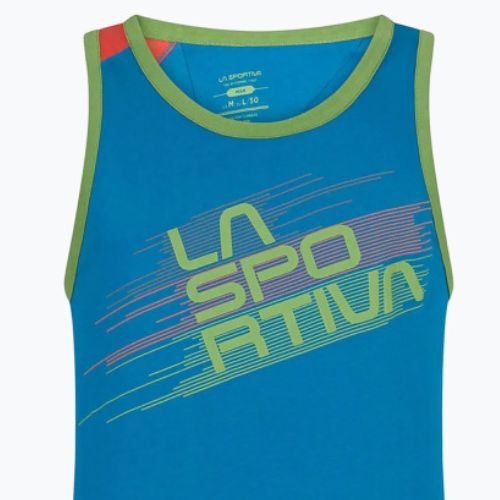 Men's climbing t-shirt La Sportiva Stripe Tank blue H13623313