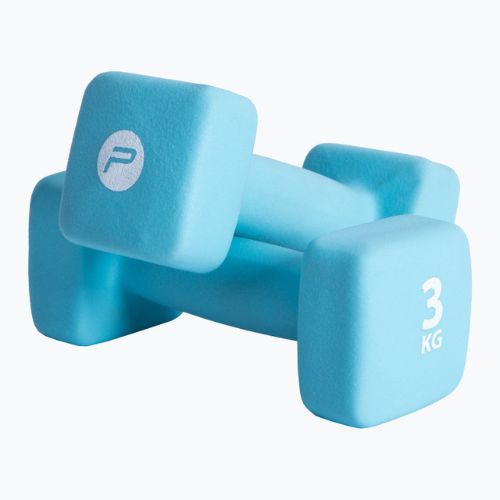 Neoprene dumbbells 3kg Pure2Improve blue P2I201410