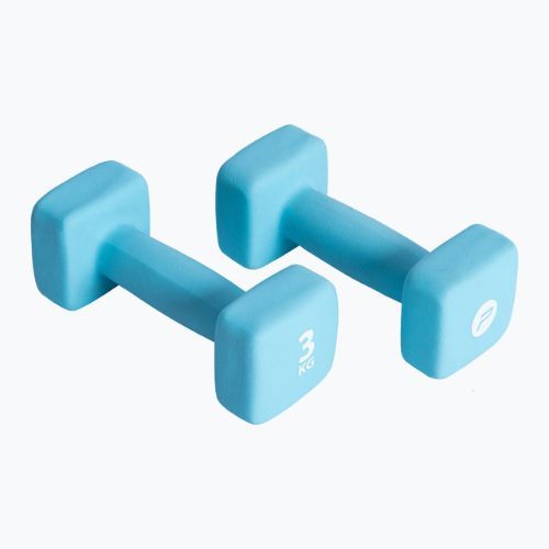 Neoprene dumbbells 3kg Pure2Improve blue P2I201410