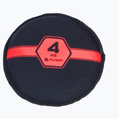 Pure2Improve Sandbell 4kg sandbag black and red P2I201220