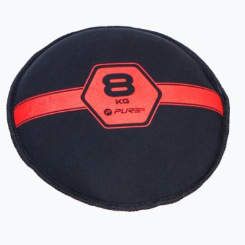 Pure2Improve Sandbell 8kg sandbag black and red P2I201240