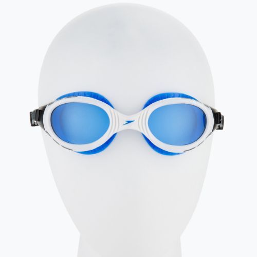 Speedo Futura Biofuse Flexiseal oxid grey/white/blue swim goggles 68-11315C107