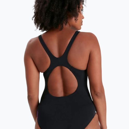 Speedo Placement Muscleback women's one-piece swimsuit black 68-08694G704