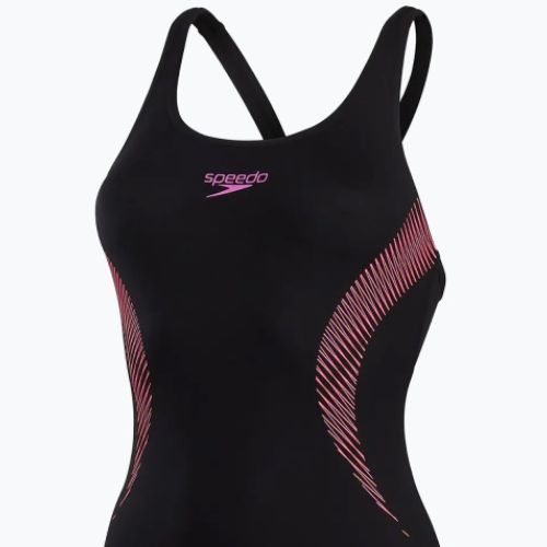 Speedo Placement Muscleback women's one-piece swimsuit black 68-08694G704