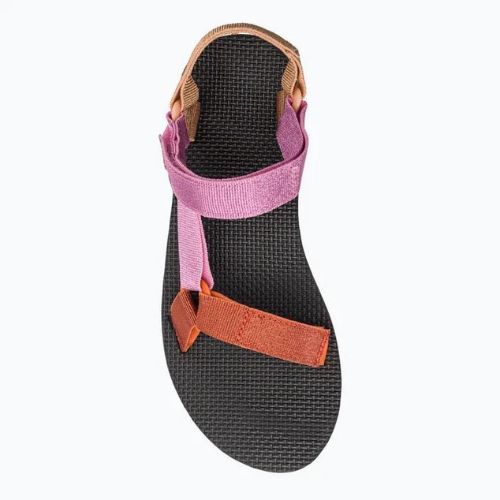 Women's Teva Midform Universal pink-orange trekking sandals 1090969
