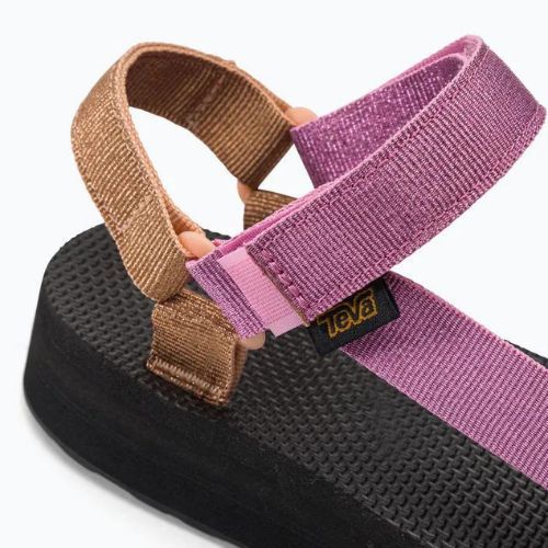 Women's Teva Midform Universal pink-orange trekking sandals 1090969