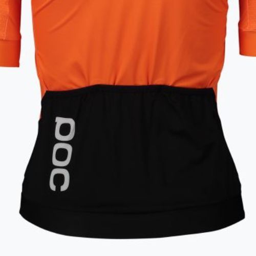 Women's cycling jersey POC Essential Road zink orange