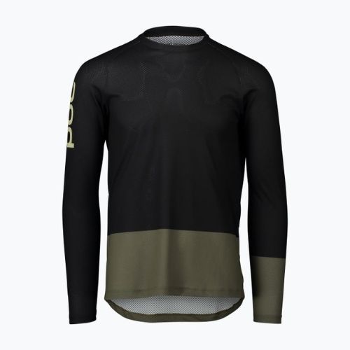 Men's cycling longsleeve POC MTB Pure uranium black/epidote green