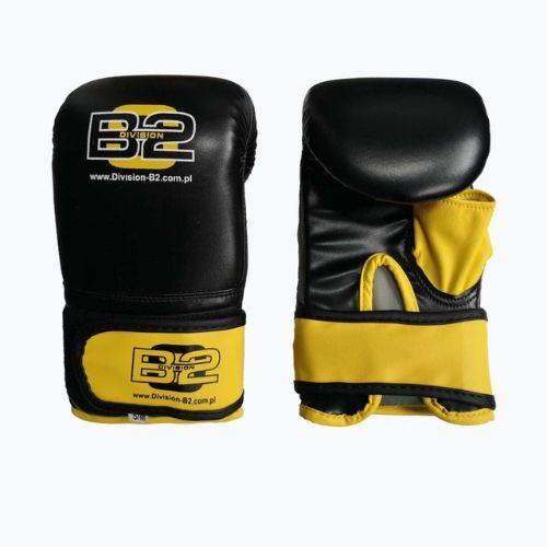 DIVISION B-2 instrument boxing gloves black and yellow DIV-BG03