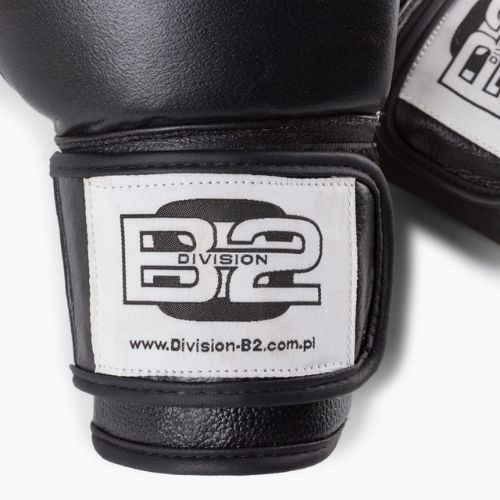 DIVISION B-2 boxing gloves black and white DIV-SG01
