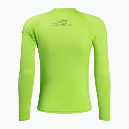 Men's O'Neill Basic Skins lime green swim shirt 3342