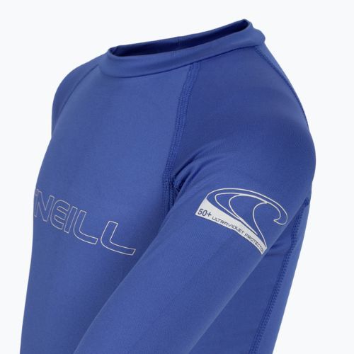 O'Neill Basic Skins Rash Guard children's swim shirt blue 3346