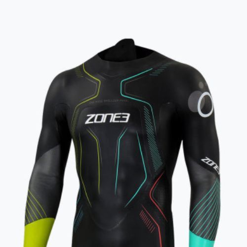 Men's ZONE3 Aspire Limited Edition Print triathlon wetsuit black WS19MLTD101