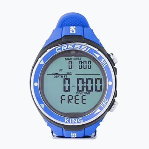 Cressi King dive computer blue KS842020