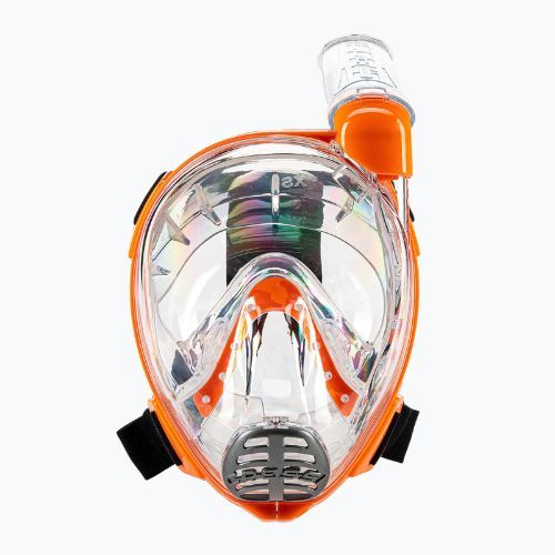 Cressi Baron children's full face mask for snorkelling orange XDT0360085