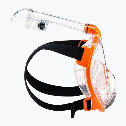 Cressi Baron children's full face mask for snorkelling orange XDT0360085
