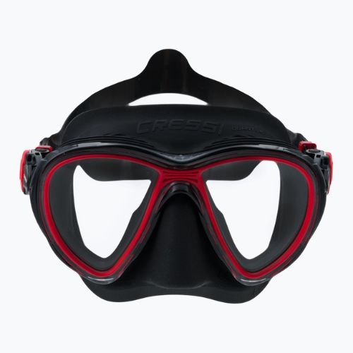 Cressi Quantum diving mask black/red DS515080