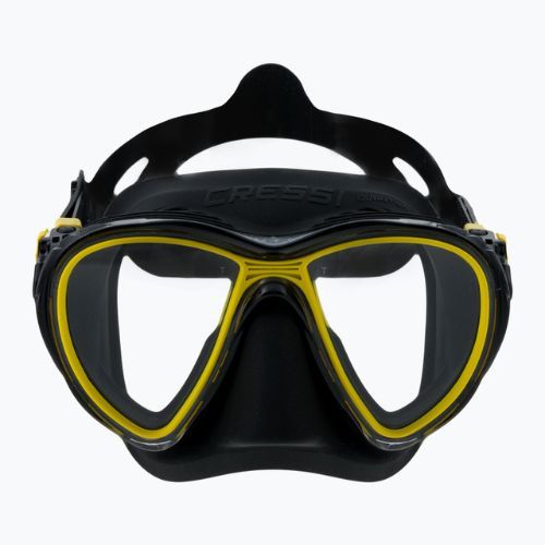 Cressi Quantum diving mask black/yellow DS515010