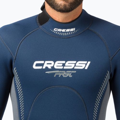 Cressi Fast Monopiece men's diving suit 3 mm navy blue LR108302