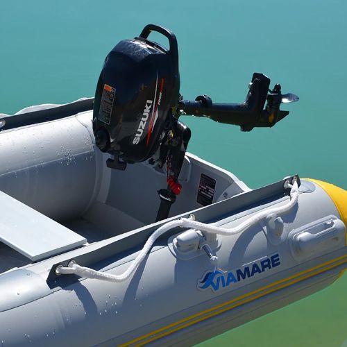 Viamare 230 S Slat 2-person pontoon grey-yellow 1126148