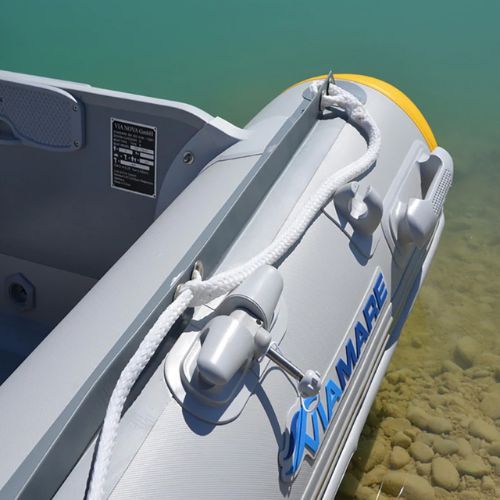 Viamare 270 S Slat 4-person pontoon grey-yellow 1126158