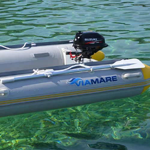 Viamare 330 S ALU 5-person pontoon grey 1126149