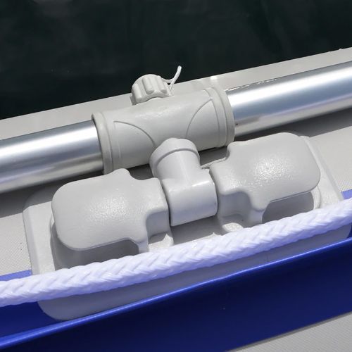 Viamare 380 S Alu grey-blue 6-person pontoon 1126150