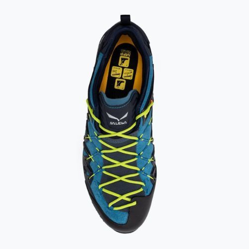 Men's Salewa Wildfire Edge approach shoe blue/yellow 0000061346