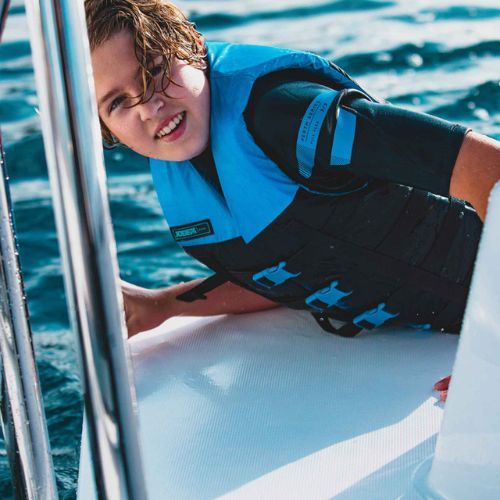 JOBE Dual black/blue belay waistcoat 244822006