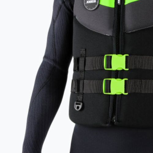 Men's JOBE Neoprene belay waistcoat black-green 244922004