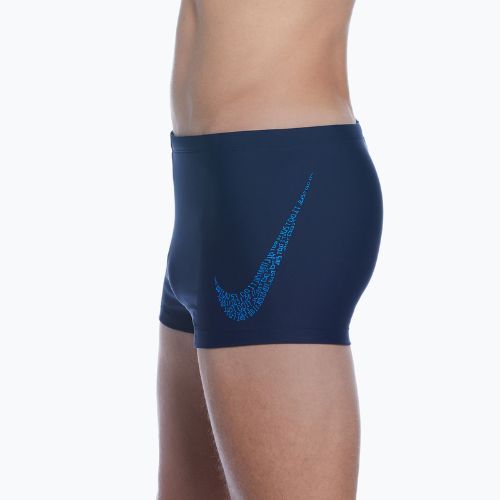Men's Nike Jdi Swoosh Square Leg swim boxers navy blue NESSC581-440