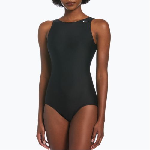 Nike Hydralock Sculpt U-Back women's one-piece swimsuit black NESSC200-001