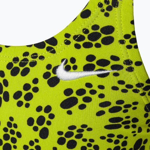Nike Multiple Print Fastback Children's One-Piece Swimsuit Green NESSC755-312