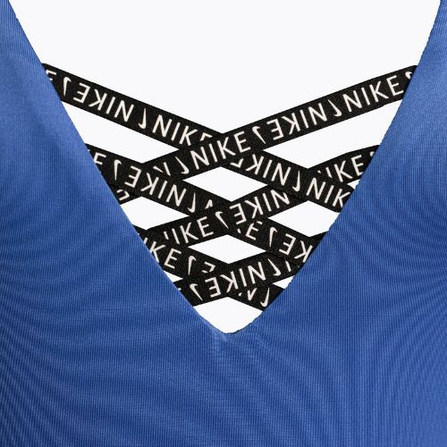 Nike Sneakerkini U-Back women's one-piece swimsuit blue NESSC254-442