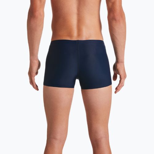 Men's Nike Solid Square Leg swim boxers navy blue NESS8111-440