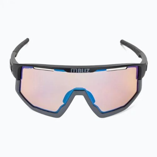 Bliz Fusion Nano Optics Nordic Light matt black/coral/orange blue multi 52105-13N cycling glasses