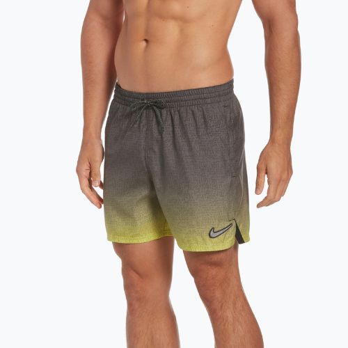 Men's Nike Jdi Fade 5" Volley swim shorts brown NESSC479-312