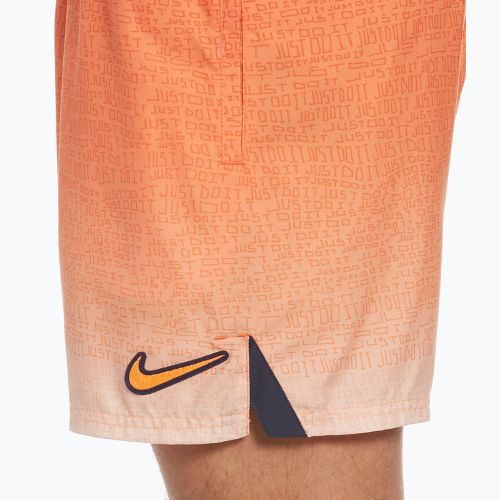 Men's Nike Jdi Fade 5" Volley swim shorts orange NESSC479-817