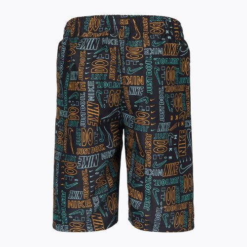 Nike Logo Mashup 8" Volley children's swim shorts black NESSC791-001