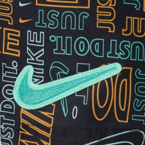 Nike Logo Mashup 8" Volley children's swim shorts black NESSC791-001