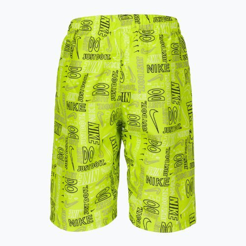 Nike Logo Mashup 8" Volley green children's swim shorts NESSC791-312