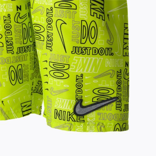 Nike Logo Mashup 8" Volley green children's swim shorts NESSC791-312